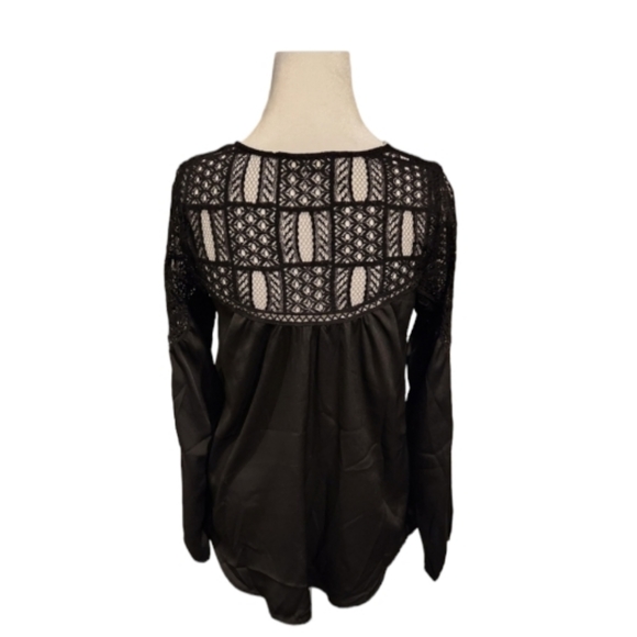 Abercrombie and Fitch Boho Top Black - Picture 3 of 5